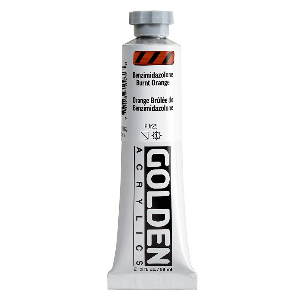 Golden Heavy Body Acrylic 59ml Series 5 Benzimidazolone Burnt Orange