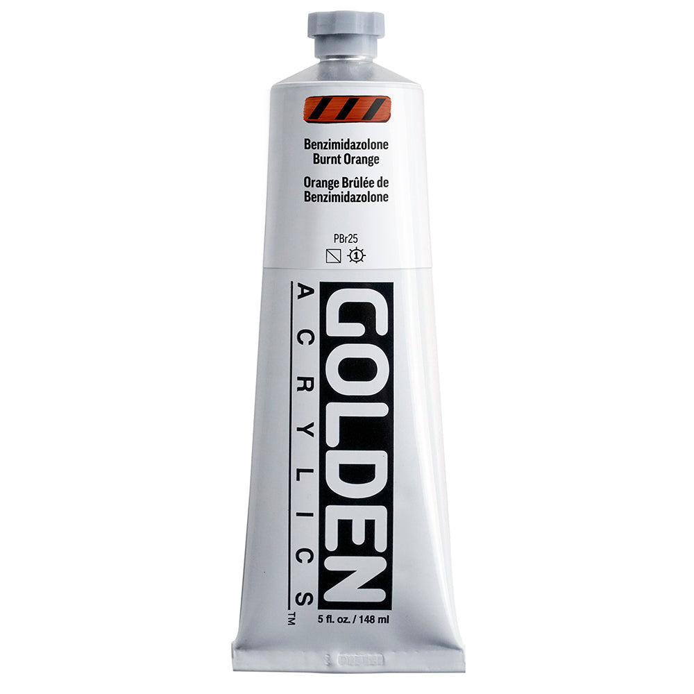 Golden Heavy Body Acrylic 148ml Series 5 Benzimidazolone Burnt Orange