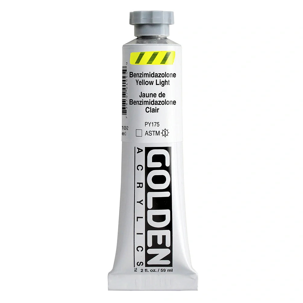 Golden Heavy Body Acrylic 59ml Series 3 Benzimidazolone Yellow Light