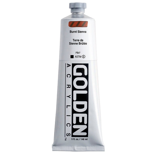 Golden Heavy Body Acrylic 148ml Series 1 Burnt Sienna