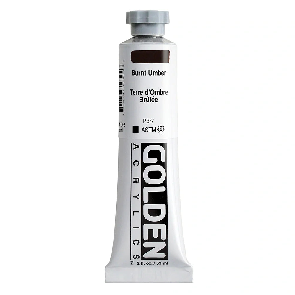 Golden Heavy Body Acrylic 59ml Series 1 Burnt Umber