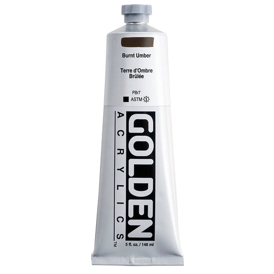 Golden Heavy Body Acrylic 148ml Series 1 Burnt Umber