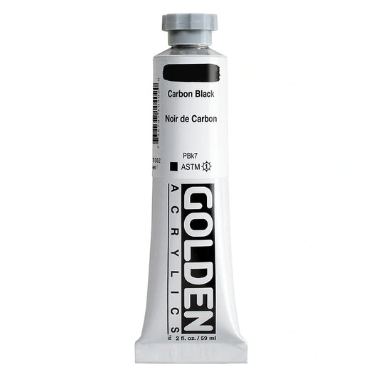 Golden Heavy Body Acrylic 59ml Series 1 Carbon Black