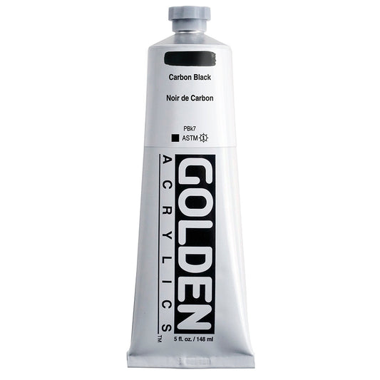 Golden Heavy Body Acrylic 148ml Series 1 Carbon Black