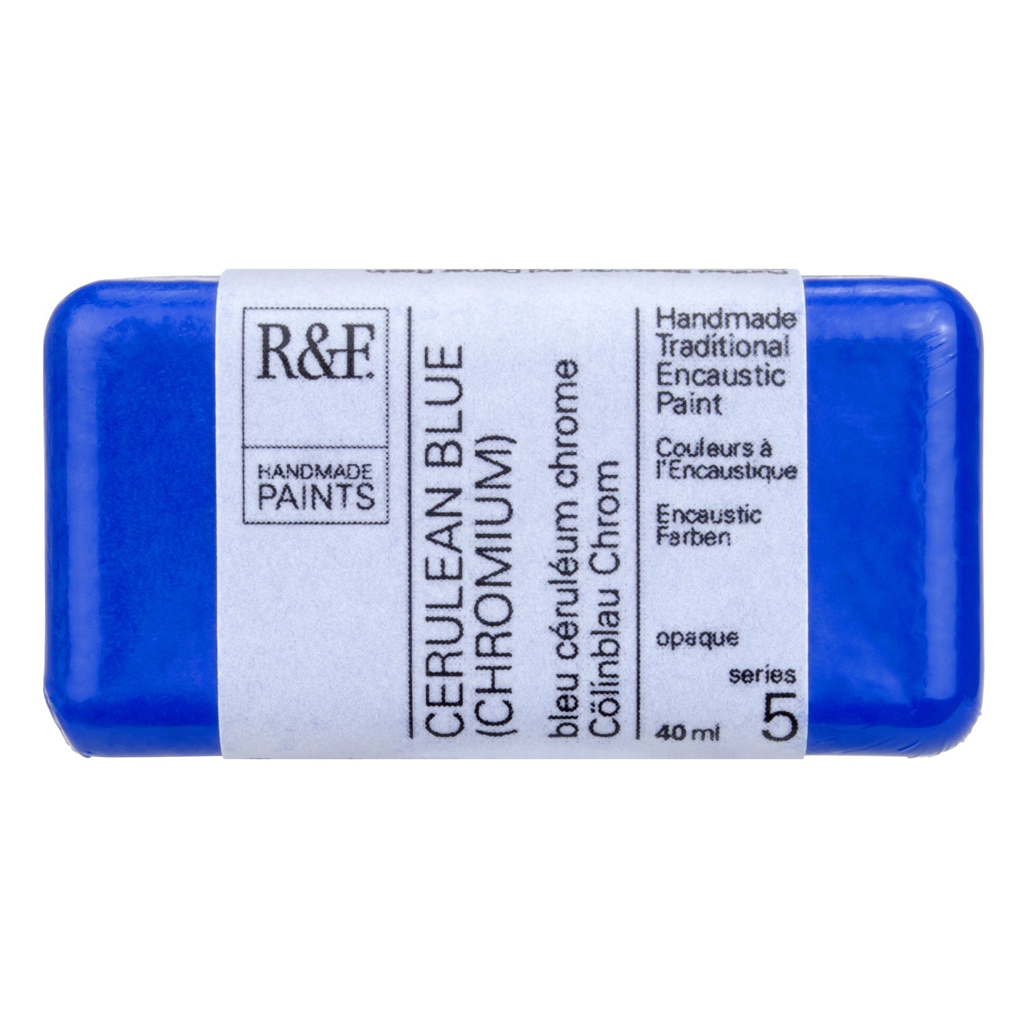 R&F Encaustic Wax Paint 40ml Cerulean Blue (Chromium)