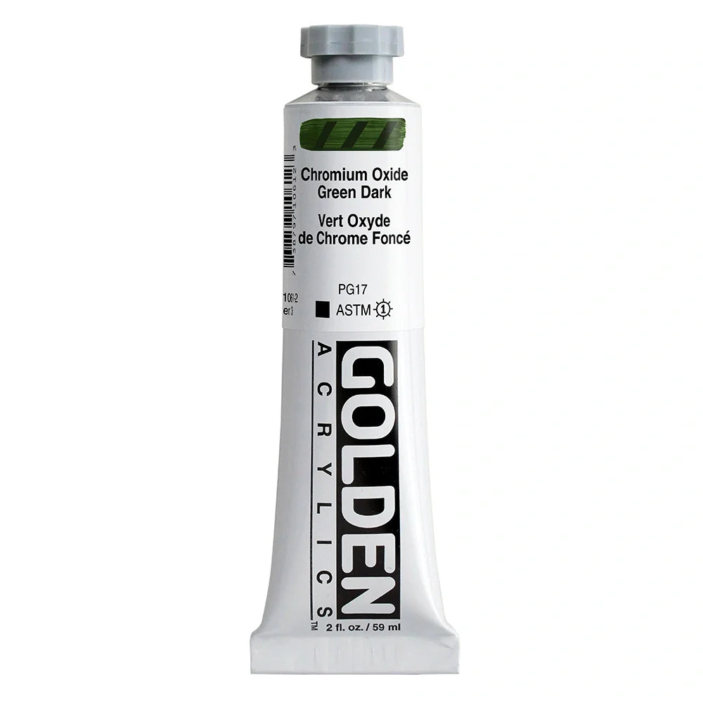 Golden Heavy Body Acrylic 59ml Series 3 Chromium Oxide Green Dark