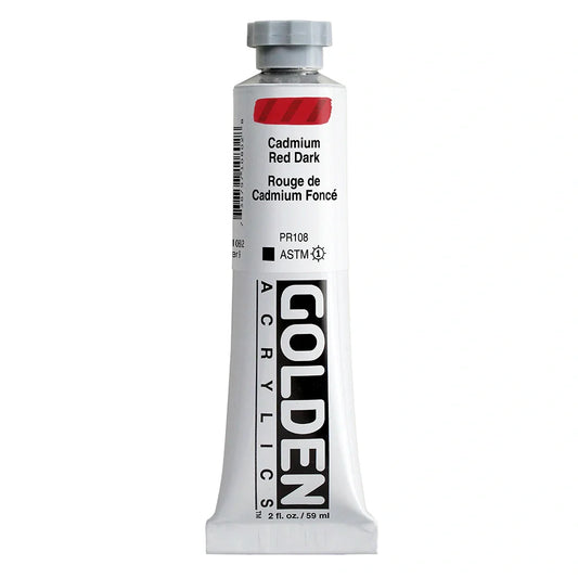 Golden Heavy Body Acrylic 59ml Series 9 Cadmium Red Dark