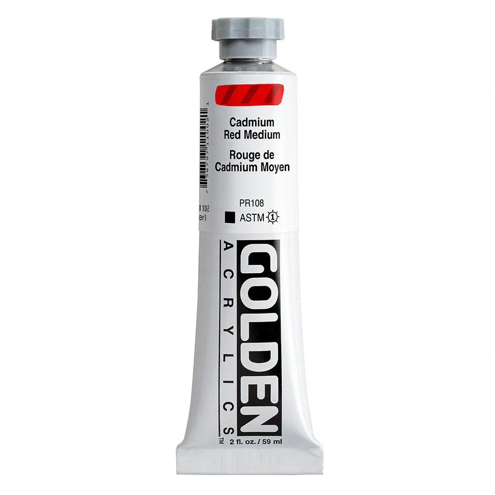 Golden Heavy Body Acrylic 59ml Series 9 C.P. Cadmium Red Medium