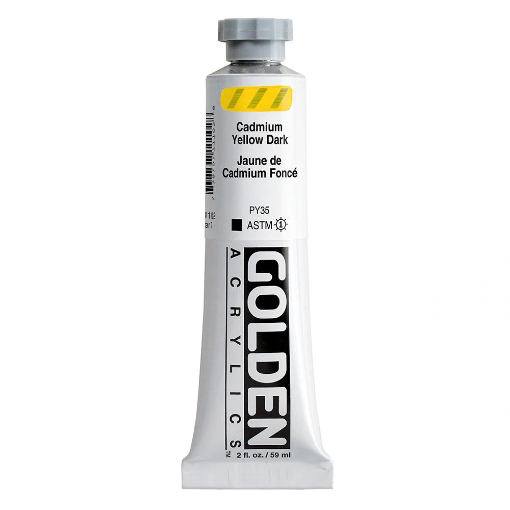 Golden Heavy Body Acrylic 59ml Series 7 Cadmium Yellow Dark