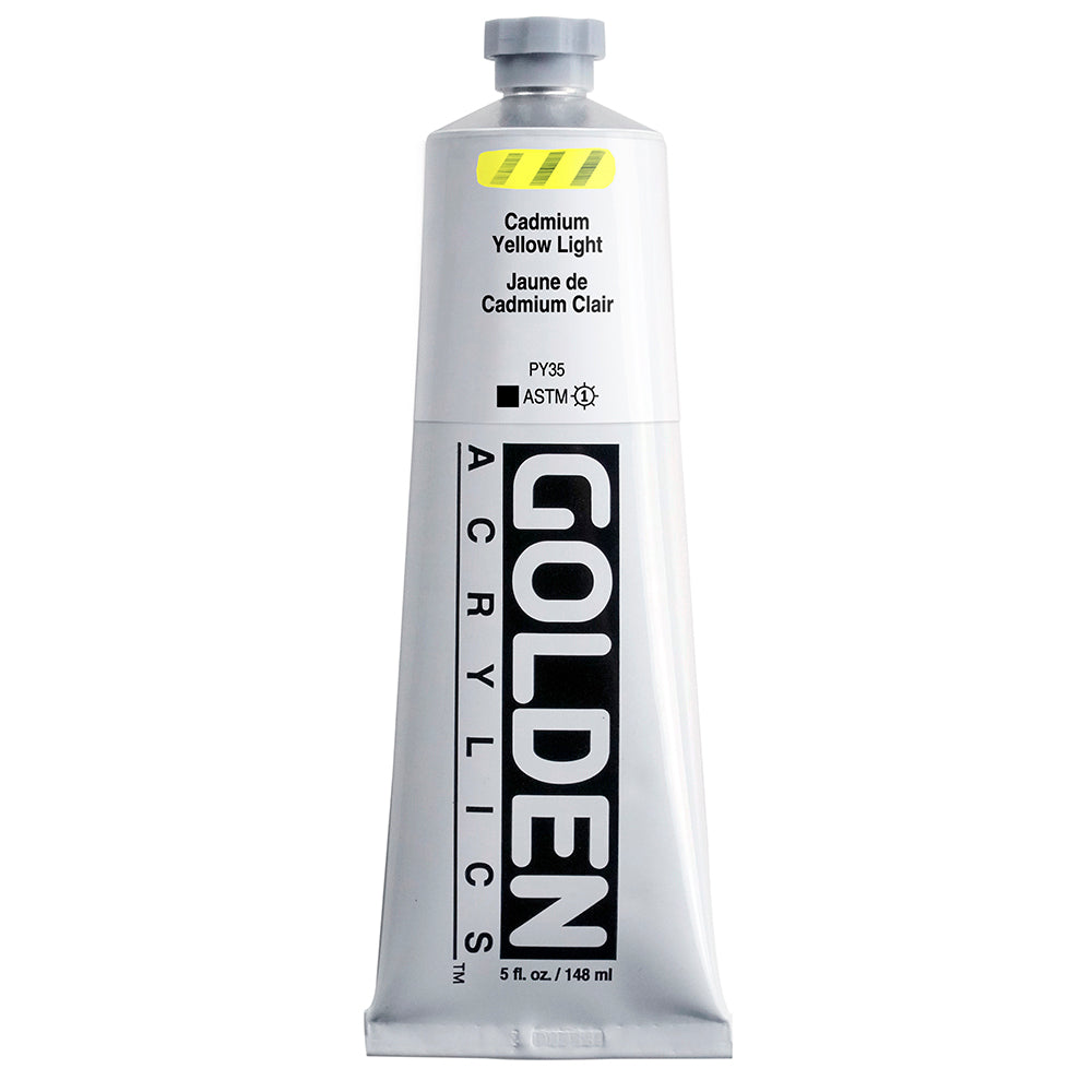 Golden Heavy Body Acrylic 148ml Series 7 Cadmium Yellow Light