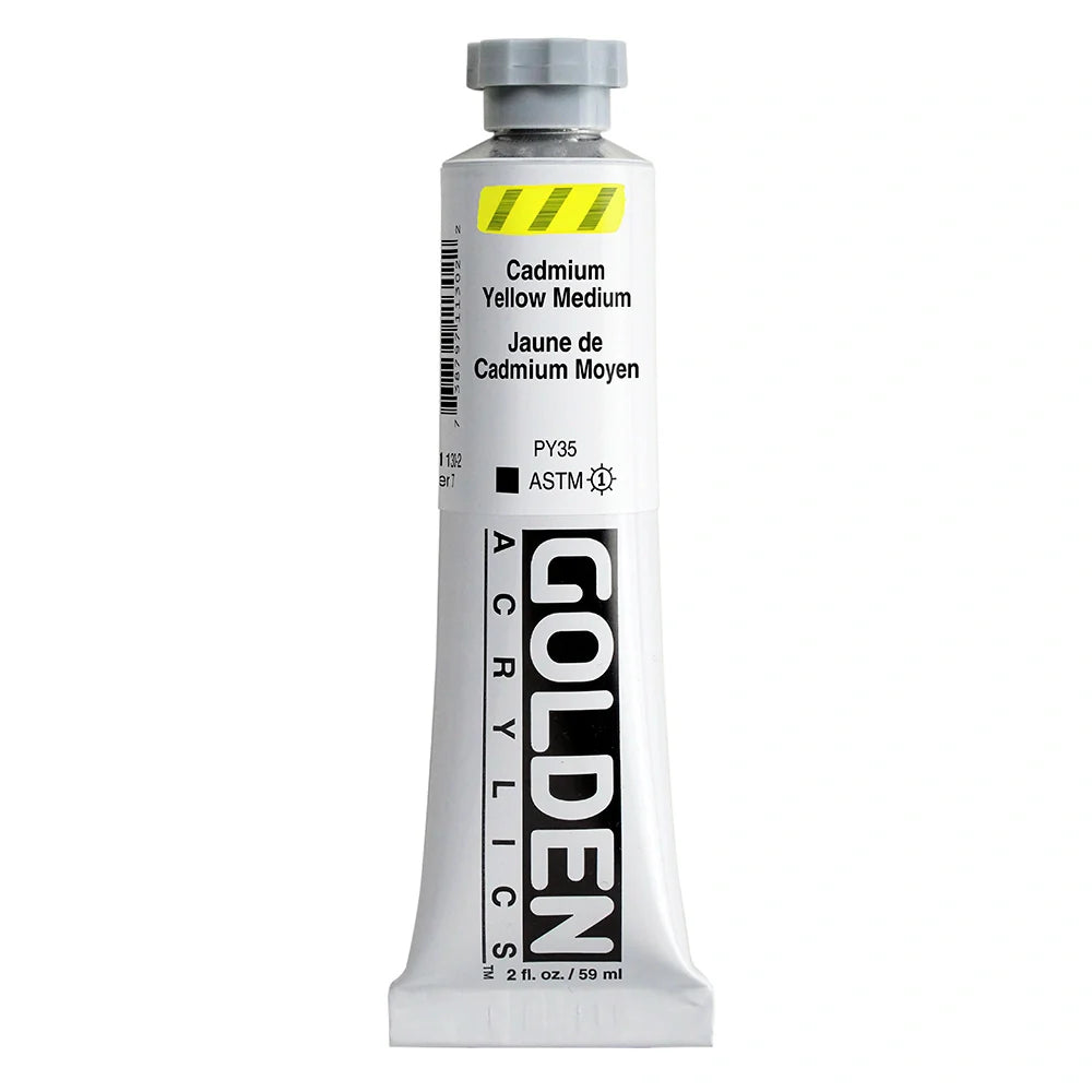 Golden Heavy Body Acrylic 59ml Series 7 Cadmium Yellow Medium