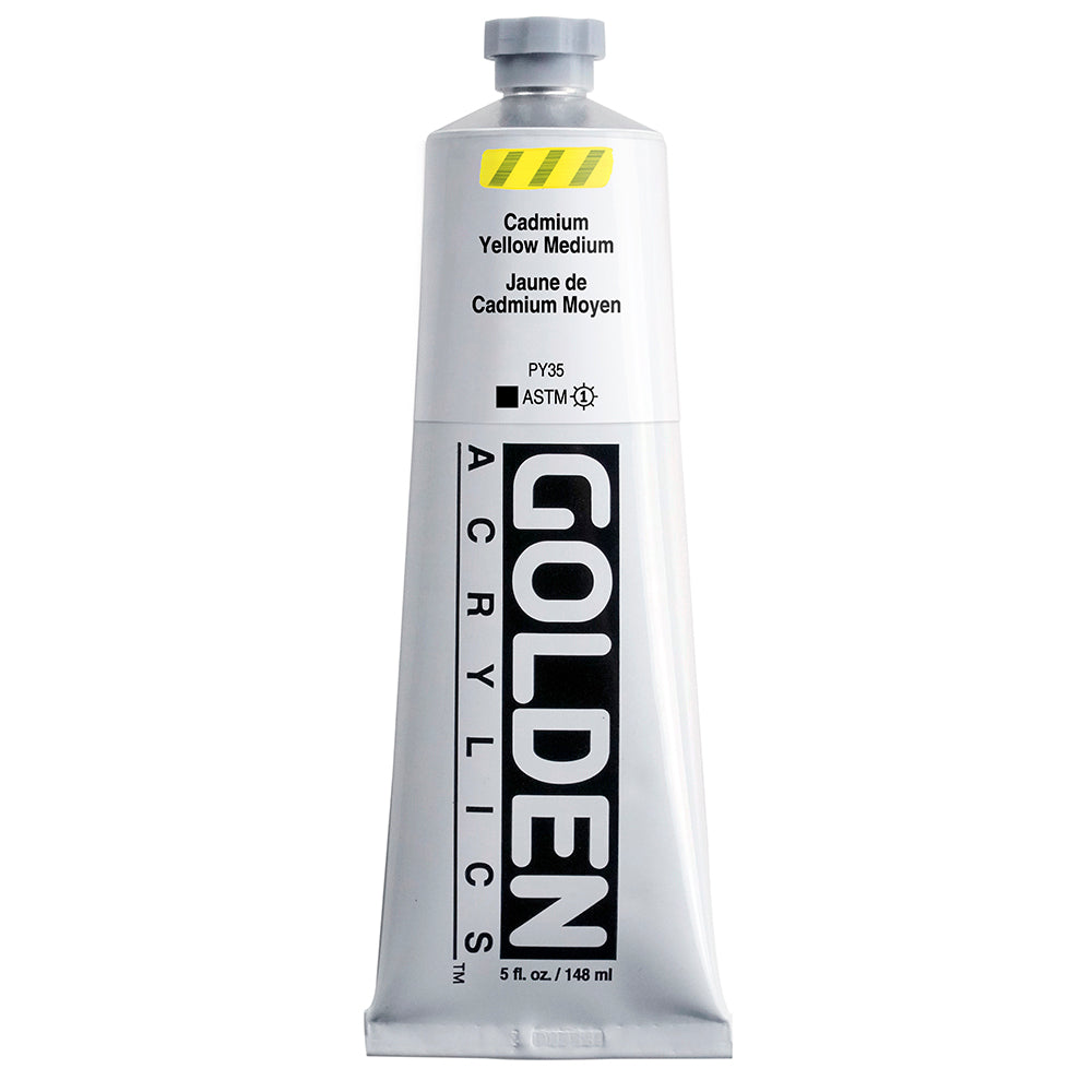 Golden Heavy Body Acrylic 148ml Series 7 Cadmium Yellow Medium