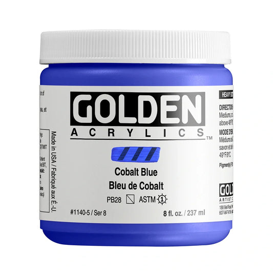 Golden Heavy Body Acrylic 237ml Series 8 Cobalt Blue