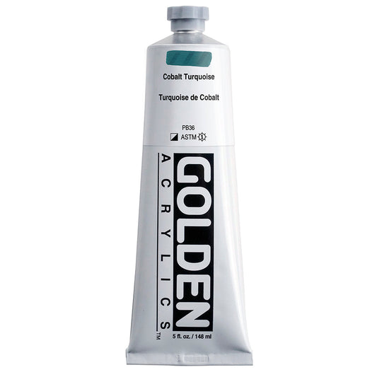 Golden Heavy Body Acrylic 148ml Series 8 Cobalt Turquoise