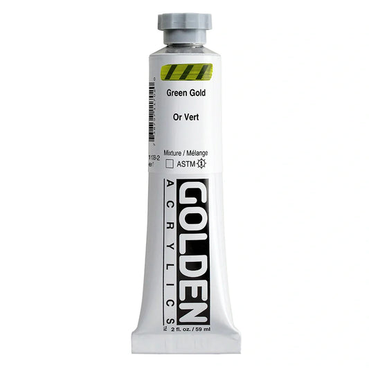 Golden Heavy Body Acrylic 59ml Series 7 Green Gold