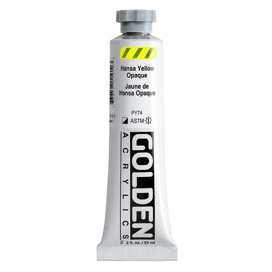 Golden Heavy Body Acrylic 59ml Series 4 Hansa Yellow Opaque