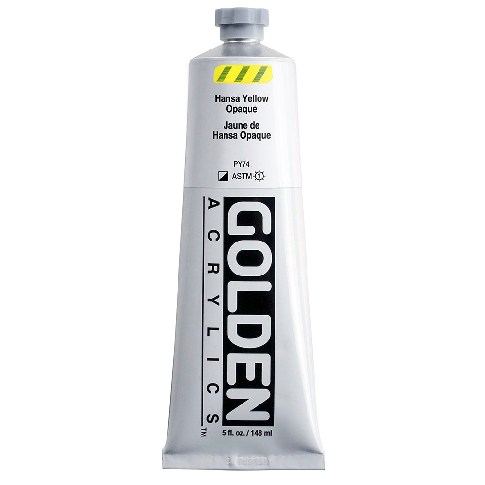 Golden Heavy Body Acrylic 148ml Series 4 Hansa Yellow Opaque