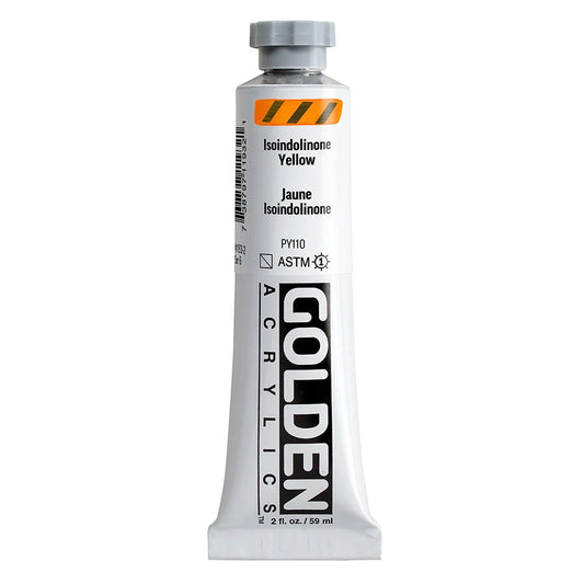 Golden Heavy Body Acrylic 59ml Series 6 Isoindolinone Yellow