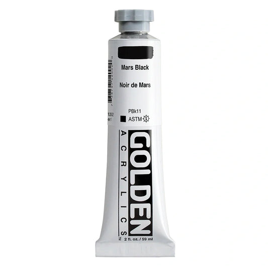 Golden Heavy Body Acrylic 59ml Series 1 Mars Black