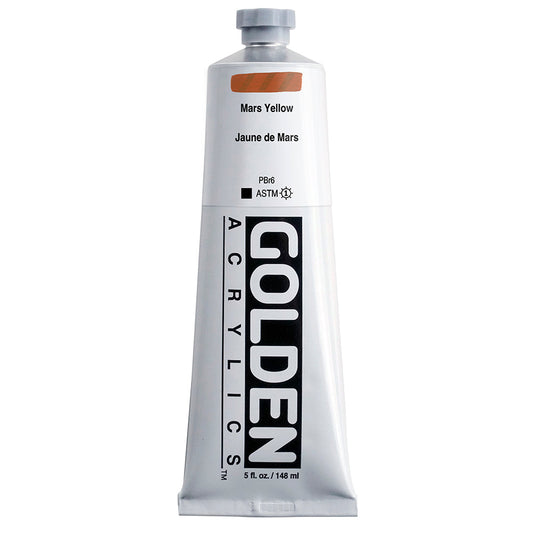 Golden Heavy Body Acrylic 148ml Series 1 Mars Yellow