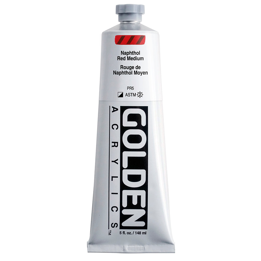 Golden Heavy Body Acrylic 148ml Series 5 Naphthol Red Medium