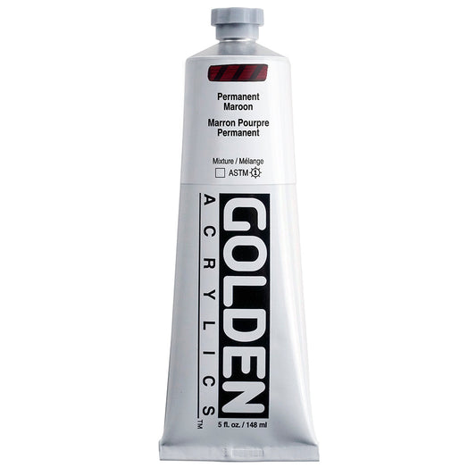 Golden Heavy Body Acrylic 148ml Series 7 Permanent Maroon