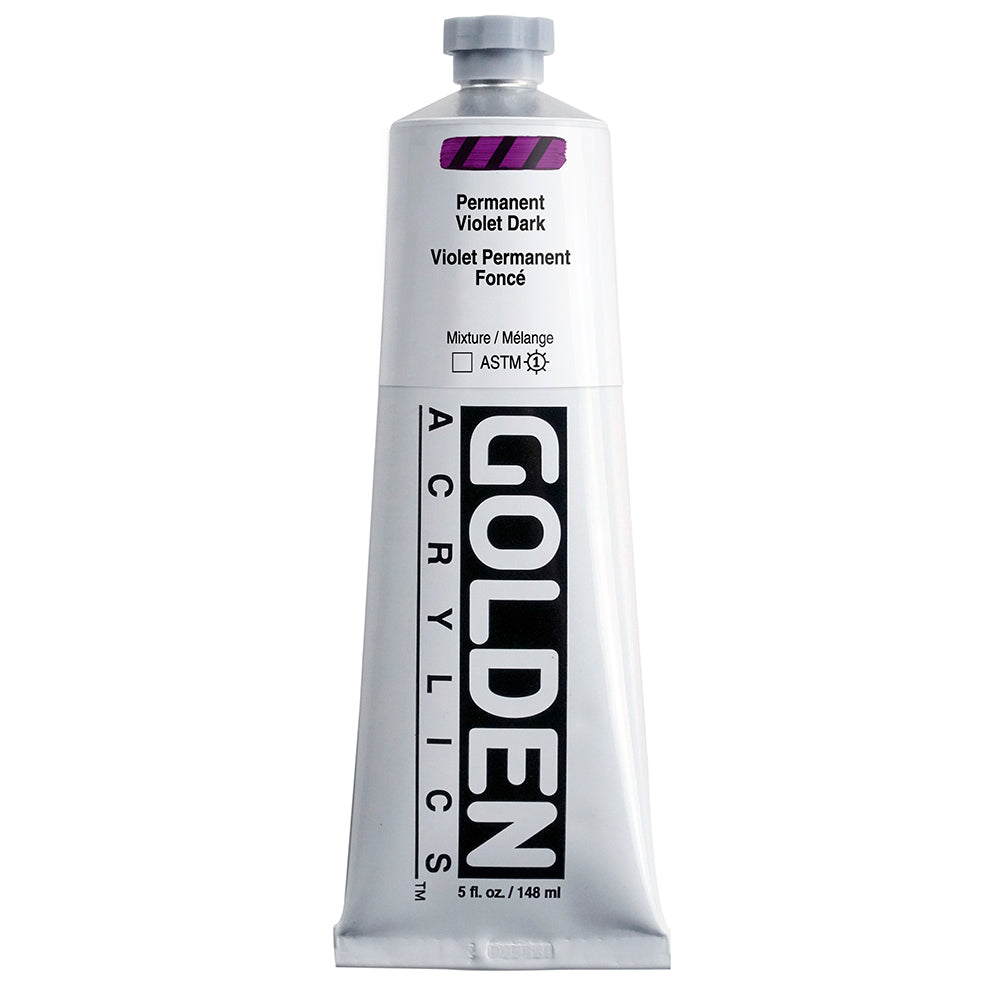 Golden Heavy Body Acrylic 148ml Series 7 Permanent Violet Dark