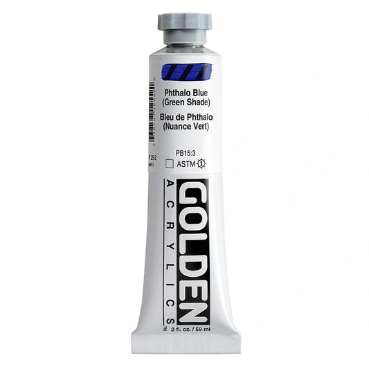 Golden Heavy Body Acrylic 59ml Series 4 Phthalo Blue Green Shade