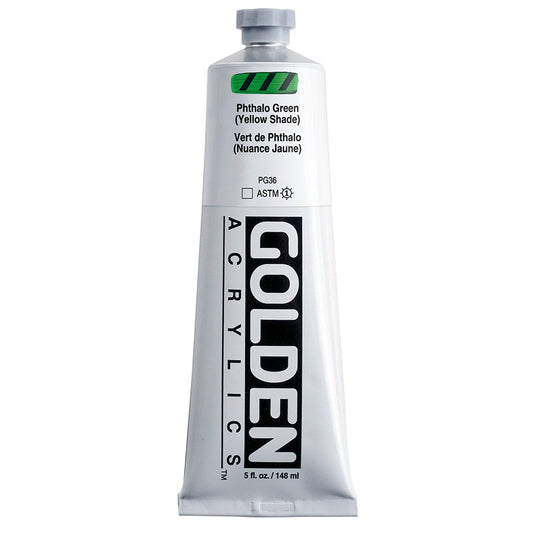 Golden Heavy Body Acrylic 148ml Series 4 Phthalo Green (Yellow Shade)