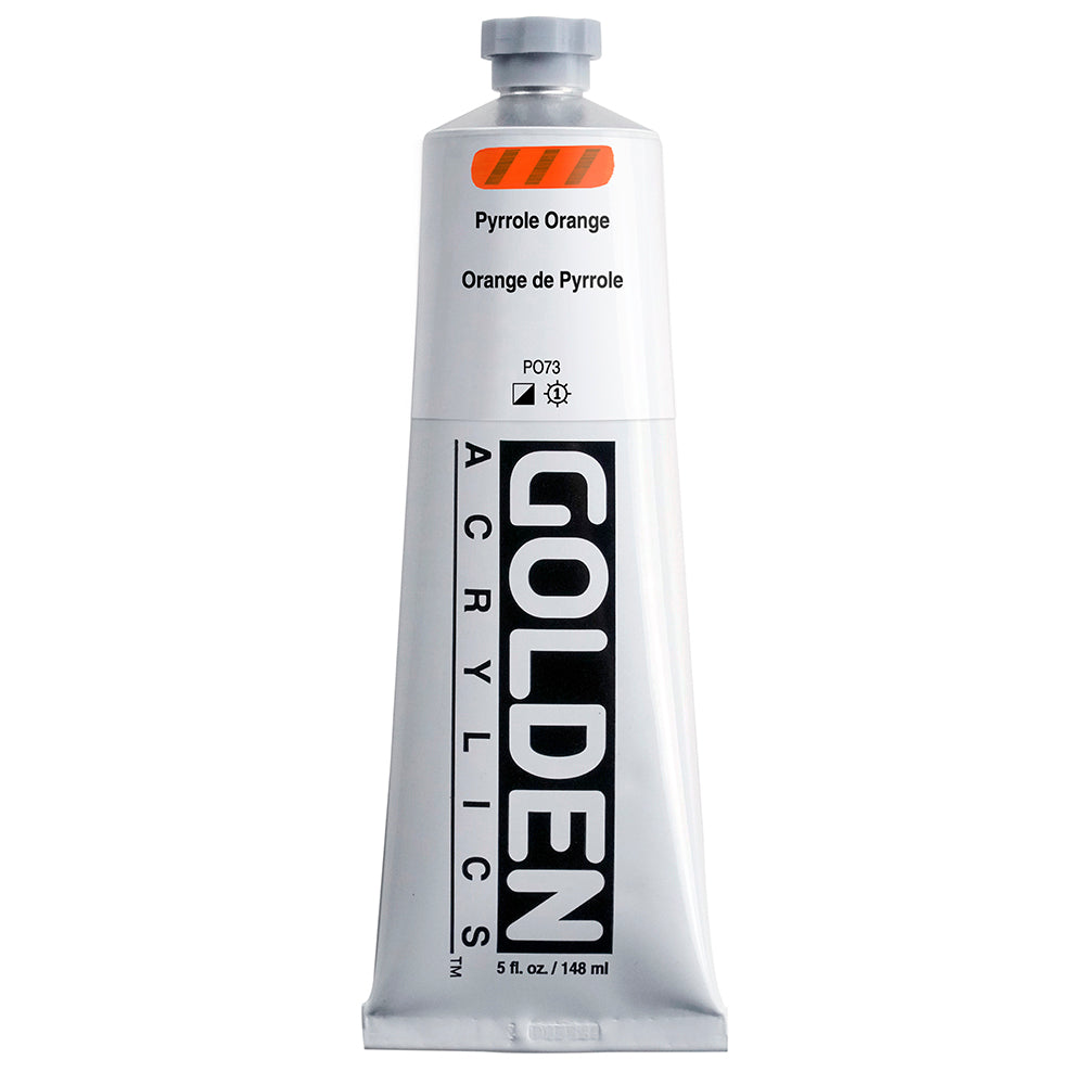 Golden Heavy Body Acrylic 148ml Series 8 Pyrrole Orange