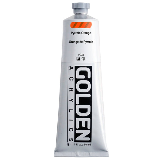 Golden Heavy Body Acrylic 148ml Series 8 Pyrrole Orange