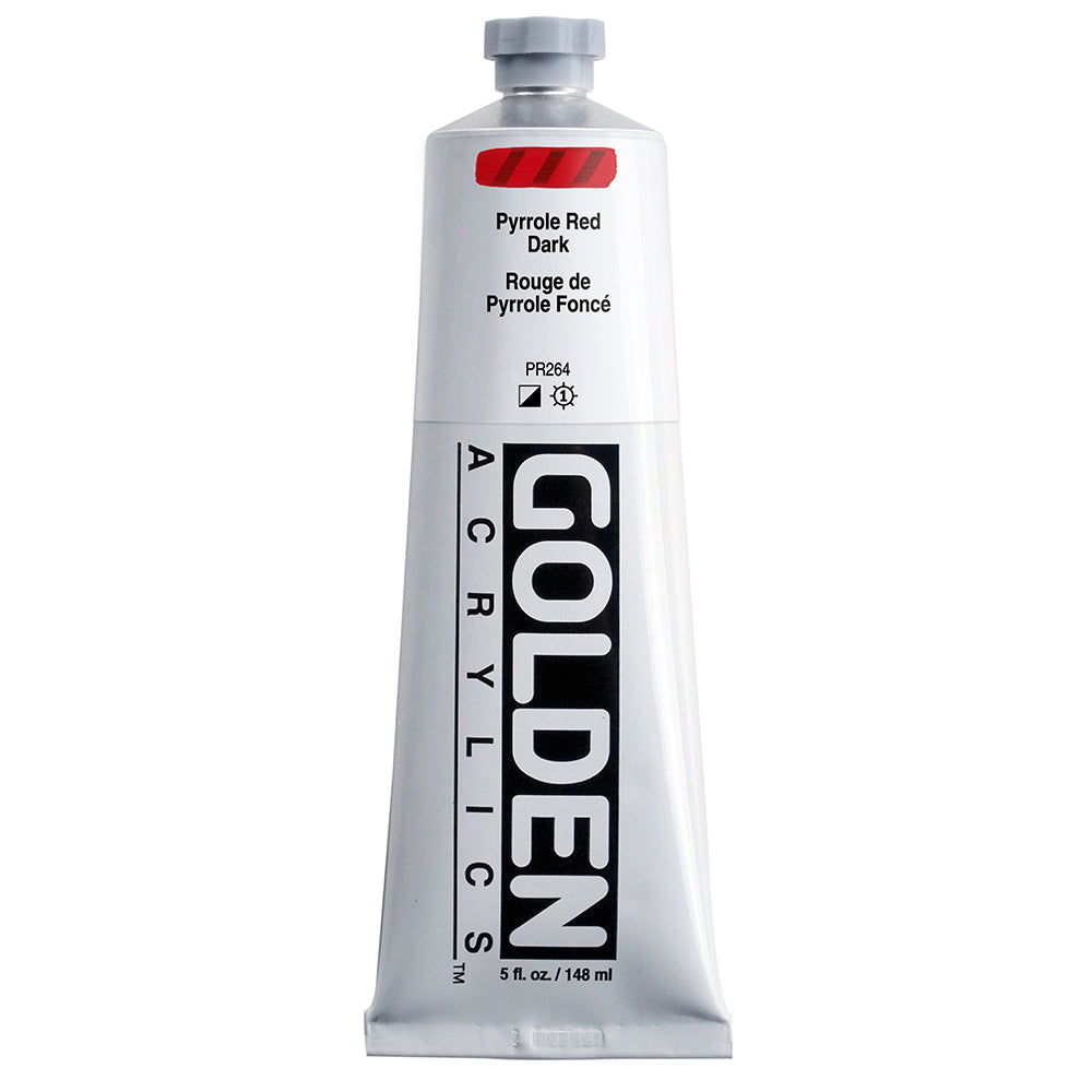 Golden Heavy Body Acrylic 148ml Series 8 Pyrrole Red Dark