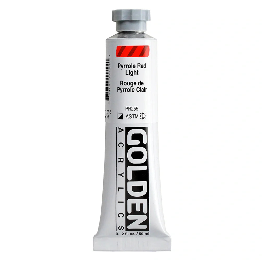 Golden Heavy Body Acrylic 59ml Series 8 Pyrrole Red Light