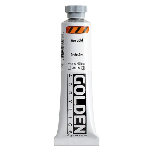 Golden Heavy Body Acrylic 59ml Series 4 Azo Gold