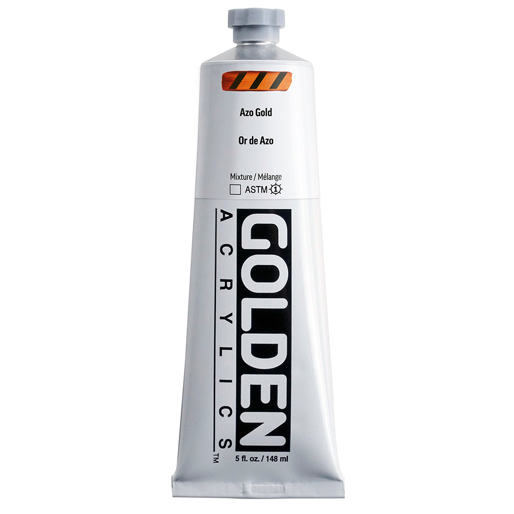 Golden Heavy Body Acrylic 148ml Series 4 Azo Gold