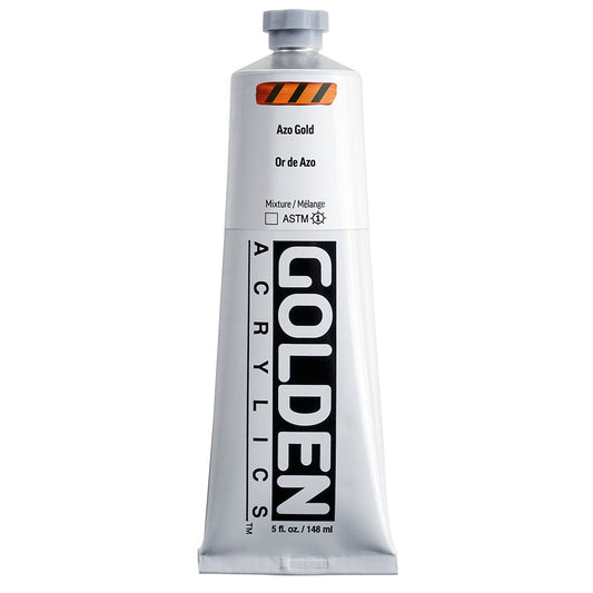 Golden Heavy Body Acrylic 148ml Series 4 Azo Gold