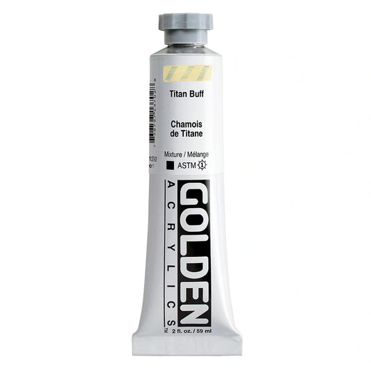 Golden Heavy Body Acrylic 59ml Series 1 Titan Buff