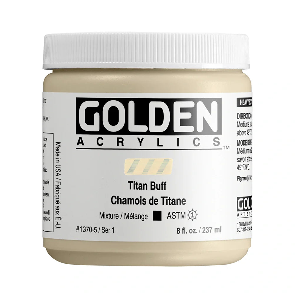 Golden Heavy Body Acrylic 237ml Series 1 Titan Buff