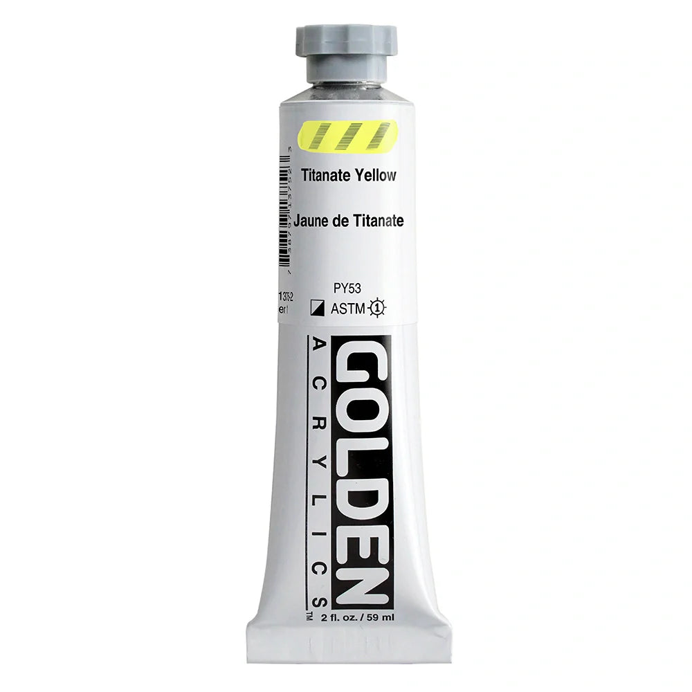 Golden Heavy Body Acrylic 59ml Series 1 Titanate Yellow