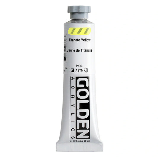 Golden Heavy Body Acrylic 59ml Series 1 Titanate Yellow