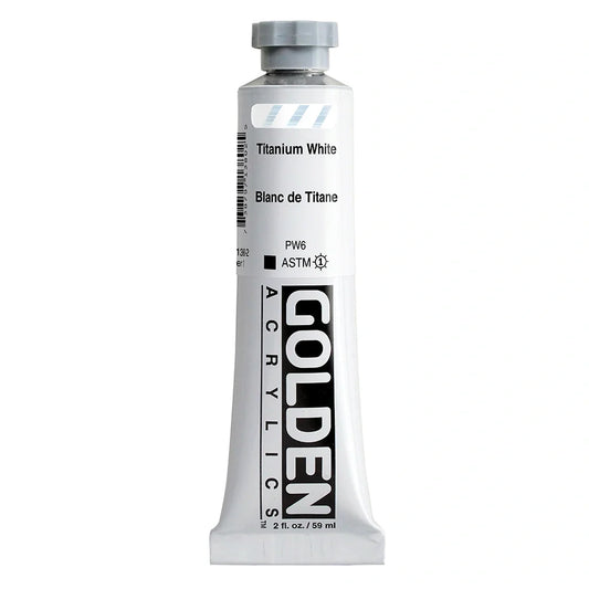 Golden Heavy Body Acrylic 59ml Series 1 Titanium White