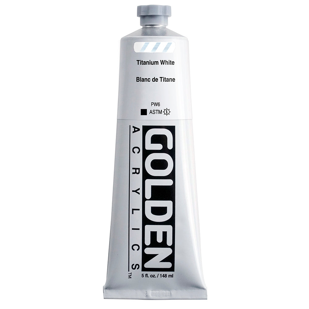 Golden Heavy Body Acrylic 148ml Series 1 Titanium White