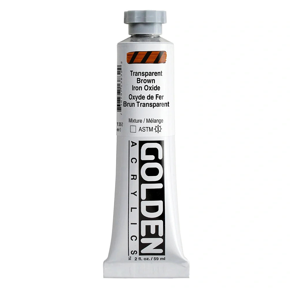 Golden Heavy Body Acrylic 59ml Series 3 Transaprent Brown Iron Oxide