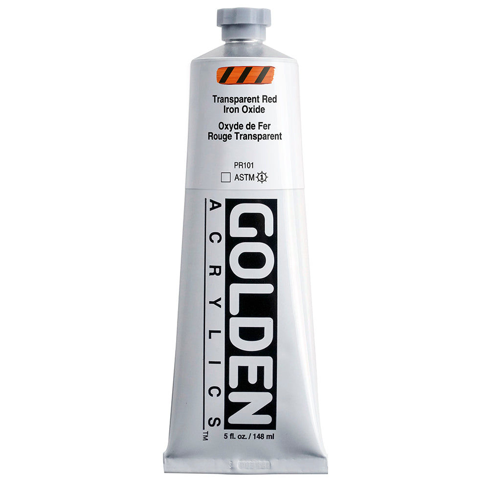 Golden Heavy Body Acrylic 148ml Series 3 Transparent Red Iron Oxide