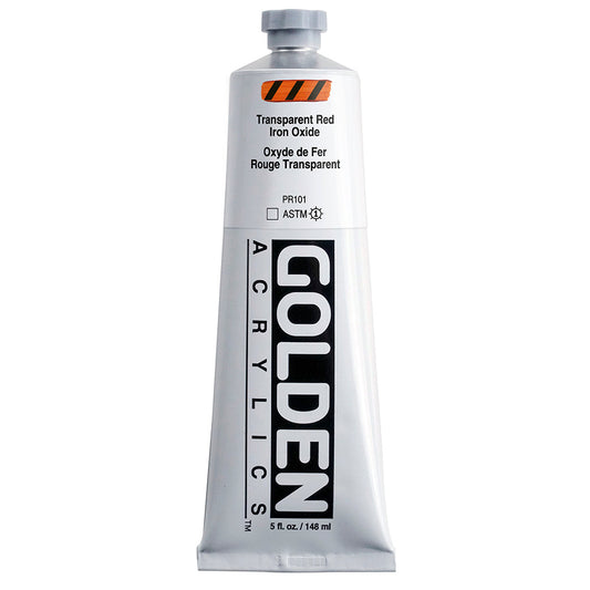 Golden Heavy Body Acrylic 148ml Series 3 Transparent Red Iron Oxide