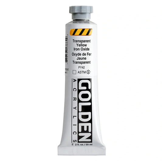 Golden Heavy Body Acrylic 59ml Series 3 Transparent Yellow Iron Oxide