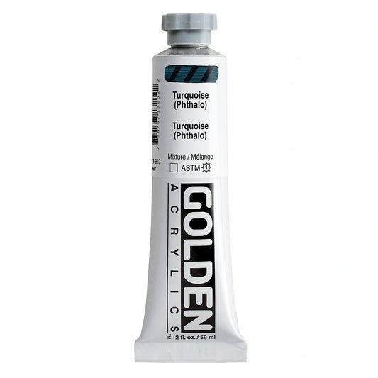 Golden Heavy Body Acrylic 59ml Series 4 Turquois (Phthalo)