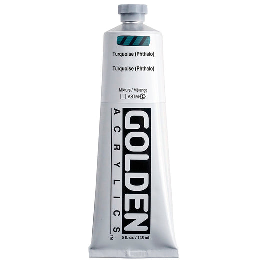 Golden Heavy Body Acrylic 148ml Series 4 Turquoise (Phthalo)