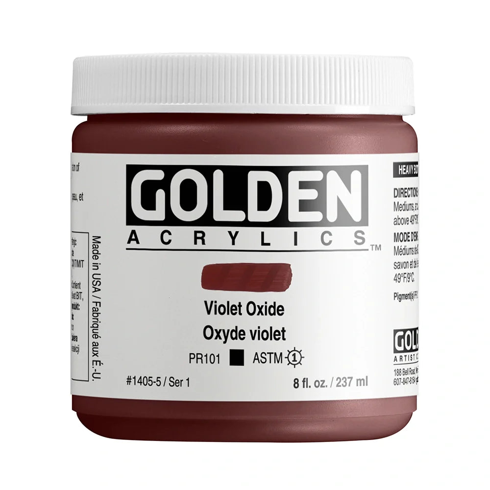 Golden Heavy Body Acrylic 237ml Series 1 Violet Oxide