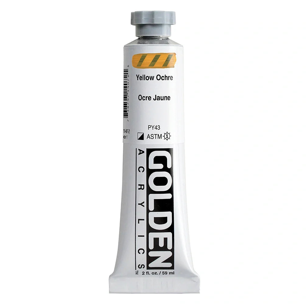 Golden Heavy Body Acrylic 59ml Series 1 Yellow Ochre